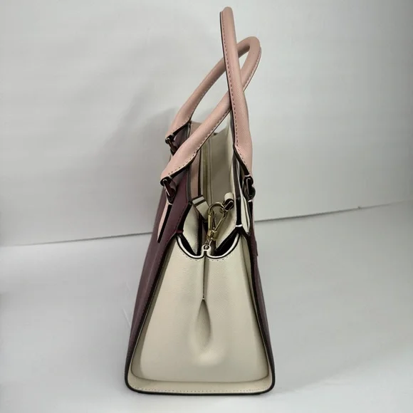 Kate Spade Cameron Medium Satchel Purse Leather Bright White Cherrywood - Picture 4 of 8